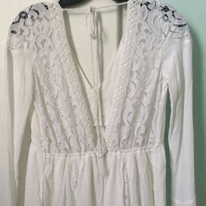 NWOT Abercrombie & Fitch white lace dress